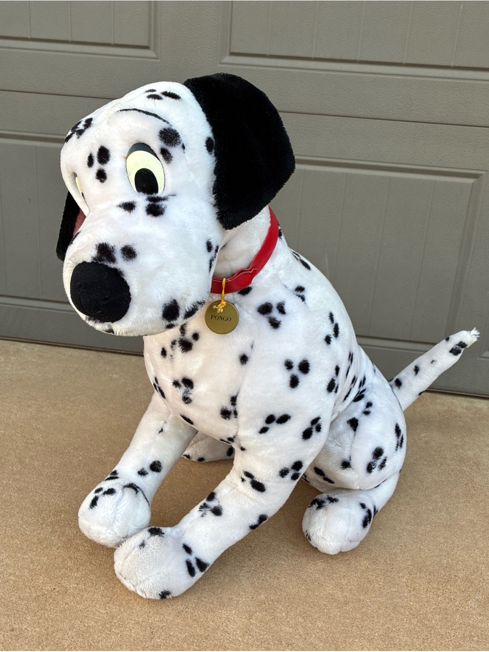 Life size Pongo 101 Dalmatians Rare 30 inch plush!!